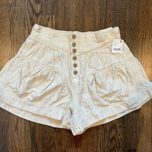 We The Free Fleur Denim High Rise Shorts